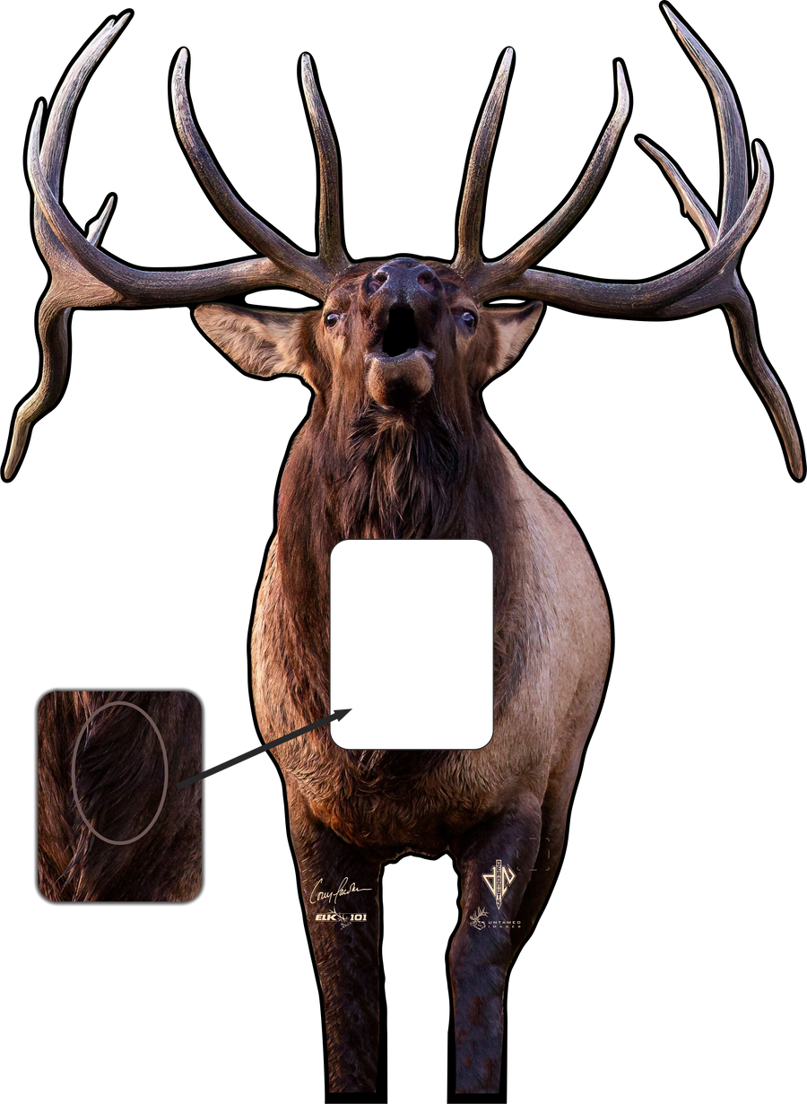 Elk101 Signature Series Bull Elk 2D Archery Target (by Deadnuts Outdoors)
